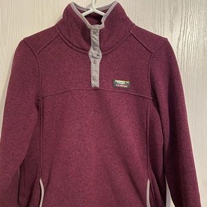 Medium LL Bean Pullover Sweater Fleece